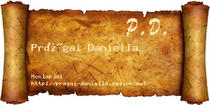 Prágai Daniella névjegykártya